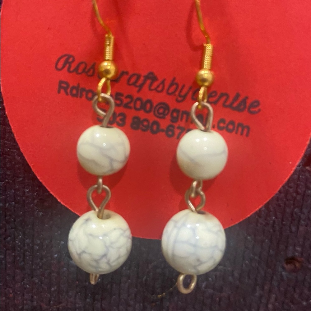 Handmade beaded earrings